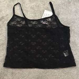 brandy melville lace tank top